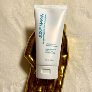 JOSIE MARAN. Whipped Argan Oil SPF 45 Body Butter. 5oz/147ml